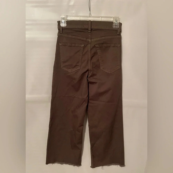 Reformation Wide Cowboy Brown Jeans - Picture 4 of 8